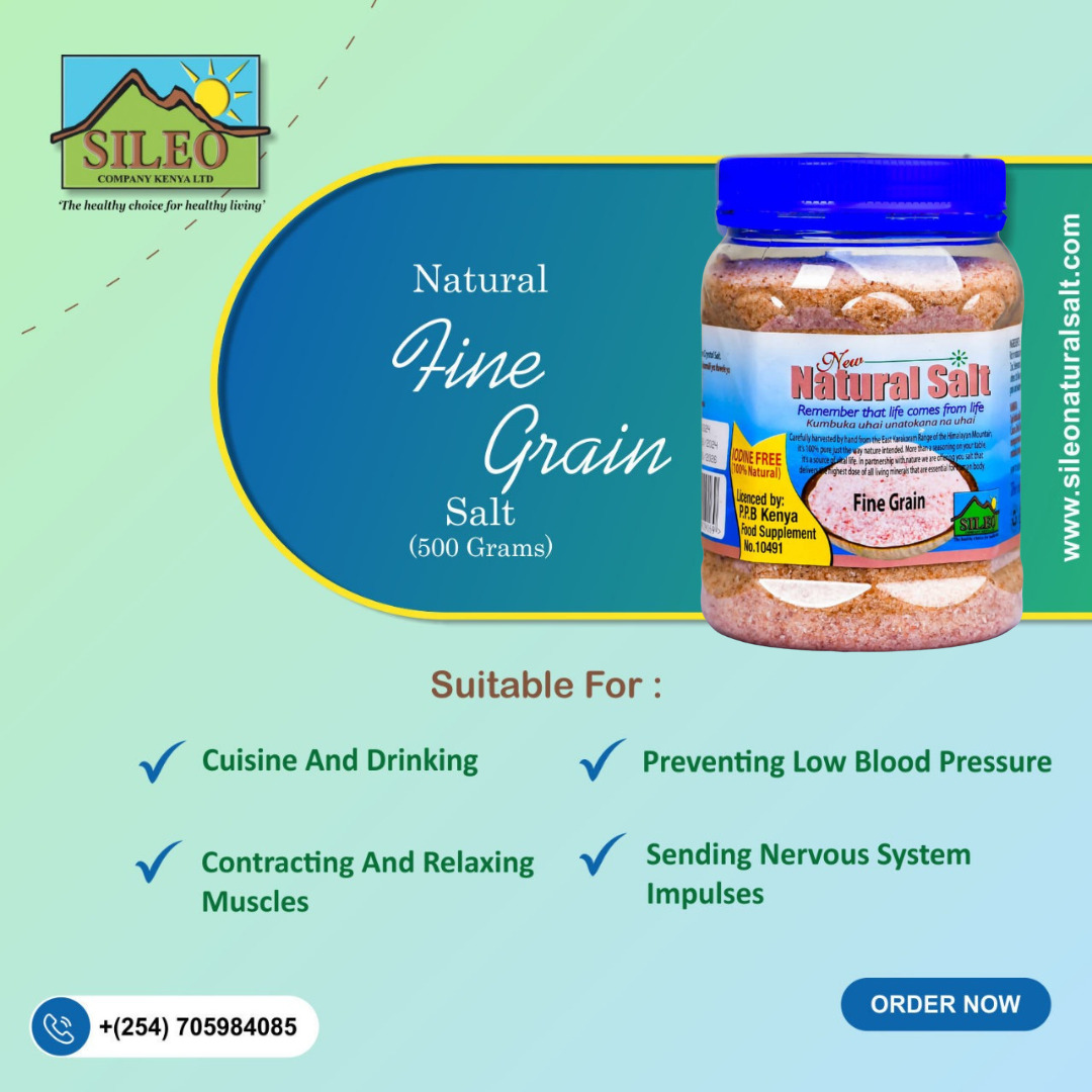 Natural Fine Grain Salt 500g