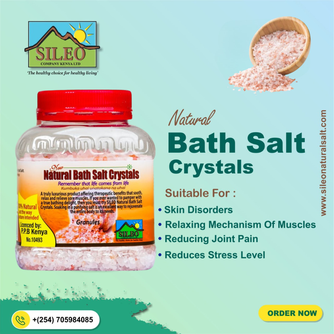 Natural Salt Bath Crystals