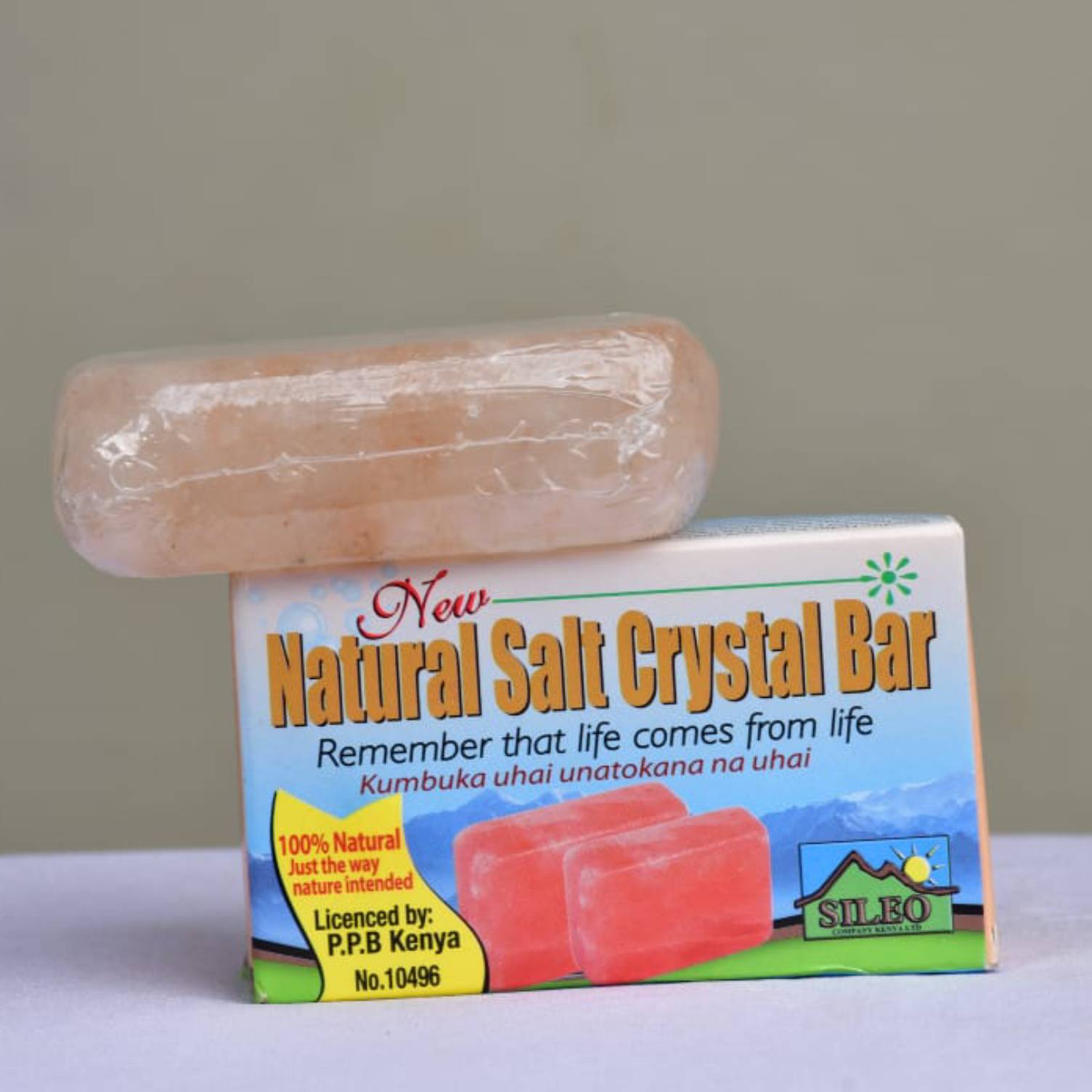 Sileo Natural Salt Crystal Bar